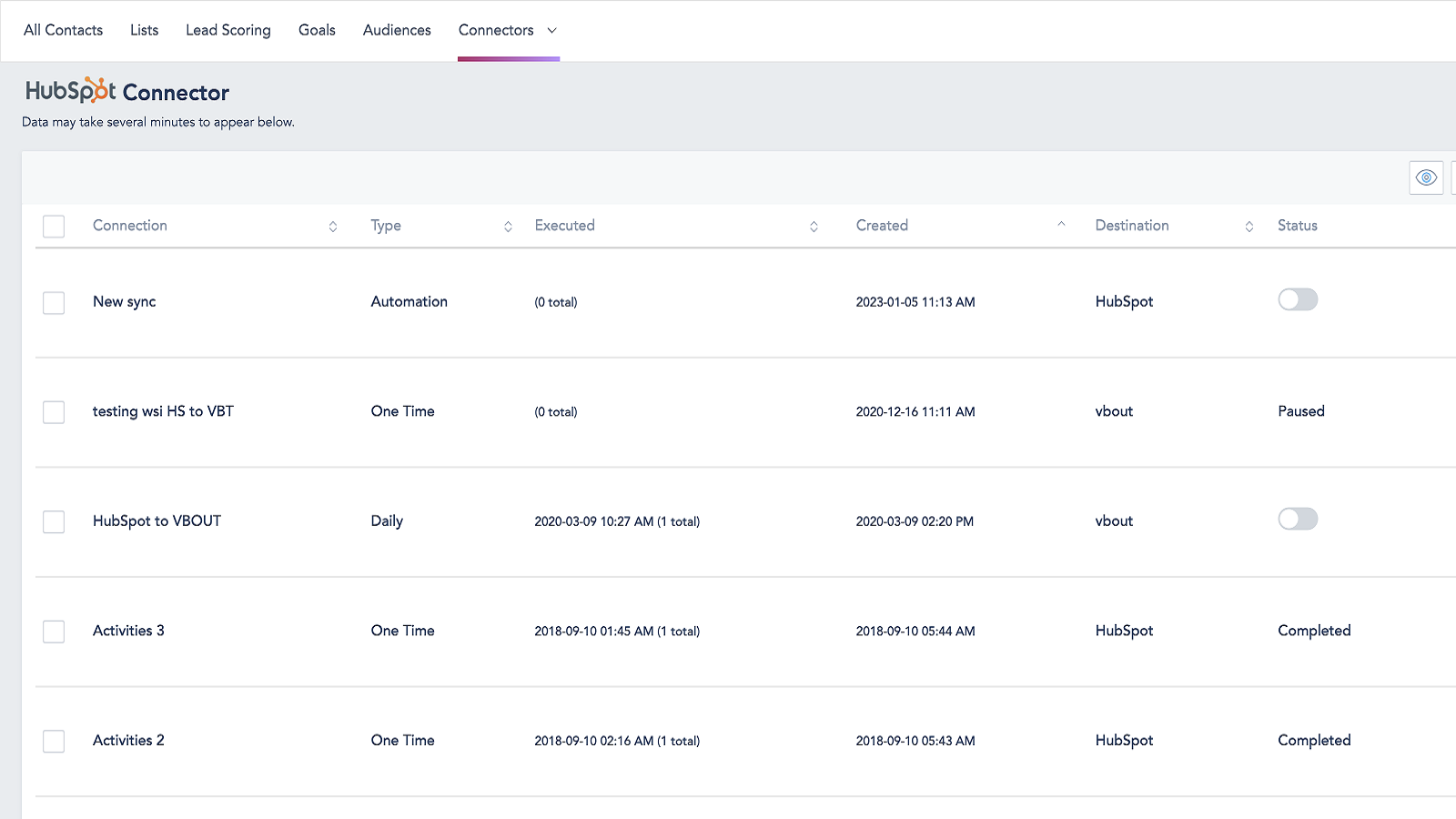 Create bi-directional sync between HubSpot and VBOUT.
